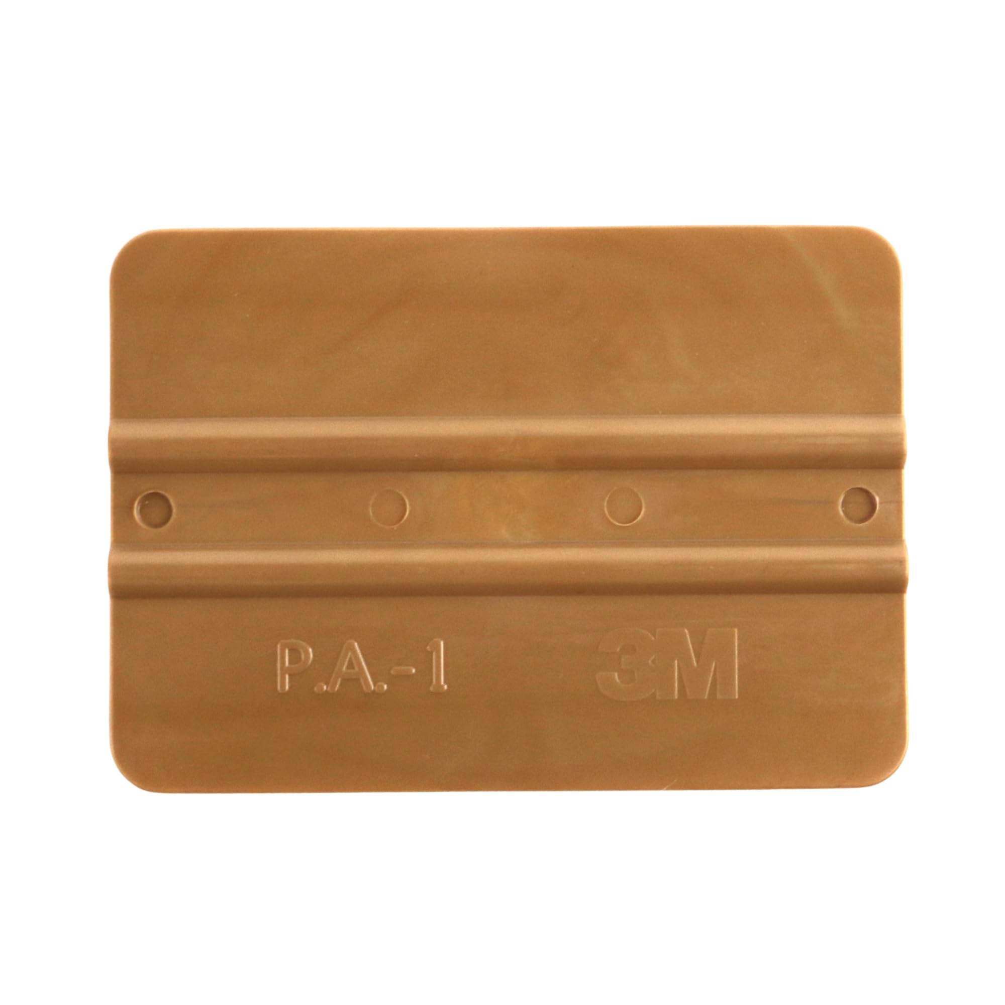 Sharpline Hard Card Squeegee: 4 inches wide x 3 inches long/extra firm (Gold)