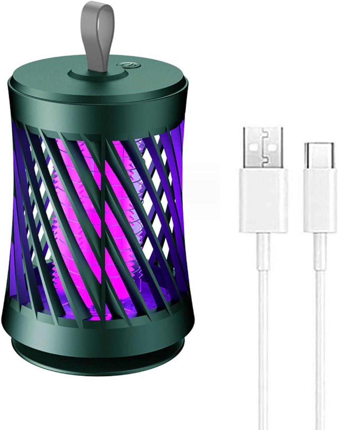 BRZONE®International Eco Friendly Mosquito Killer Electronic LED Mosquito Machine Trap Lamp, Theory Screen Protector Mosquito lamp for House,USB Power Electronic (Mosquito Killer Lamp, Black)