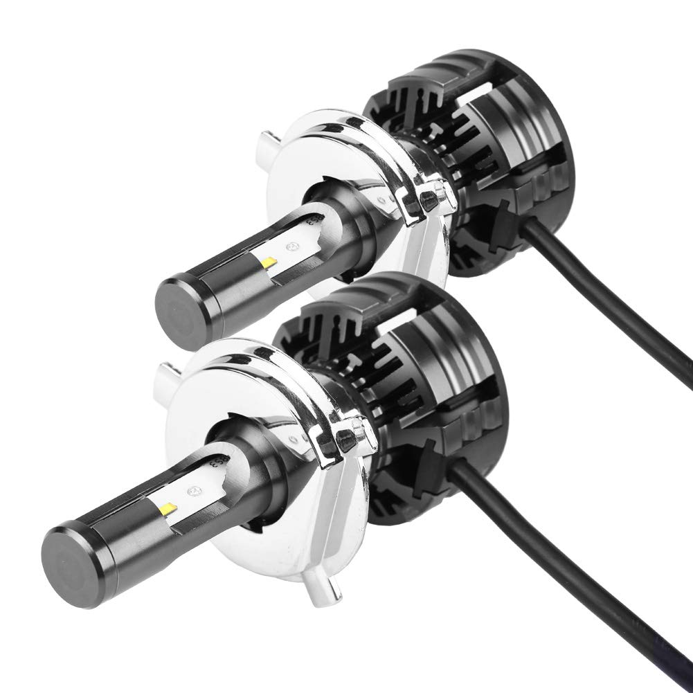 Coche LED H4 Kit de faros delanteros Luz intermitente Bombillas de faros superbrillantes 3000K 4300K ​​6000K