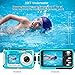 Underwater Camera FHD 2.7K 48 MP Waterproof Digital Camera Selfie Dual Screen Full-Color LCD Displays Waterproof Digital Camera for Snorkeling (806BC)