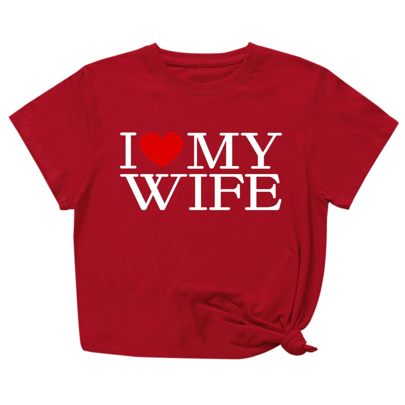 FunAloe T Shirts for Women UK Valentines Day Tops Blouses Graphic Plus Size Sweatshirts Oversized Short Sleeved Shirt Going Out Personalised Jumpers Funny Cute Ladies Pullover Evening Daily Wear Q27