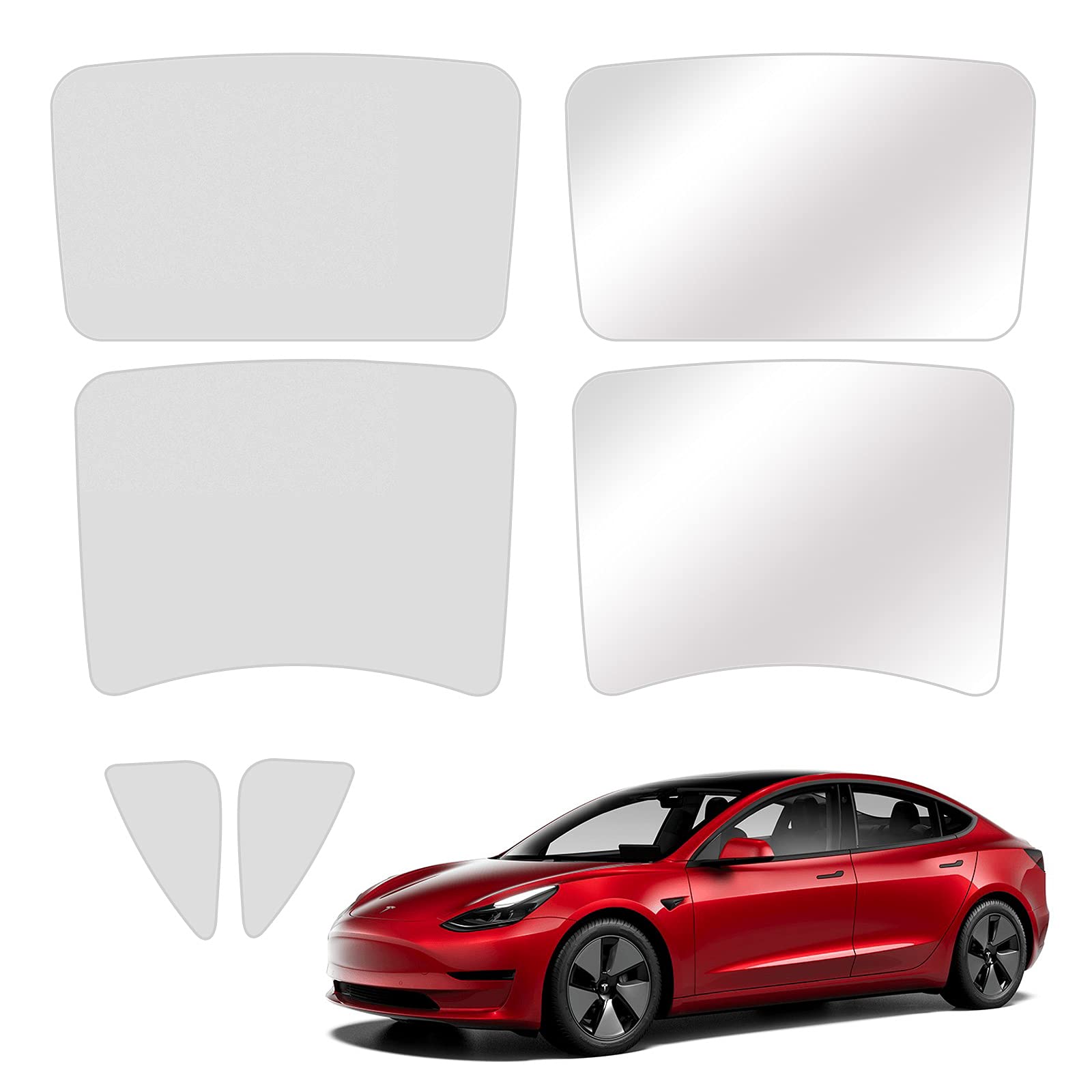 Buy Xipoo Fit Tesla Model 3 Sun Shades Glass Roof Sunshade Sunroof Top
