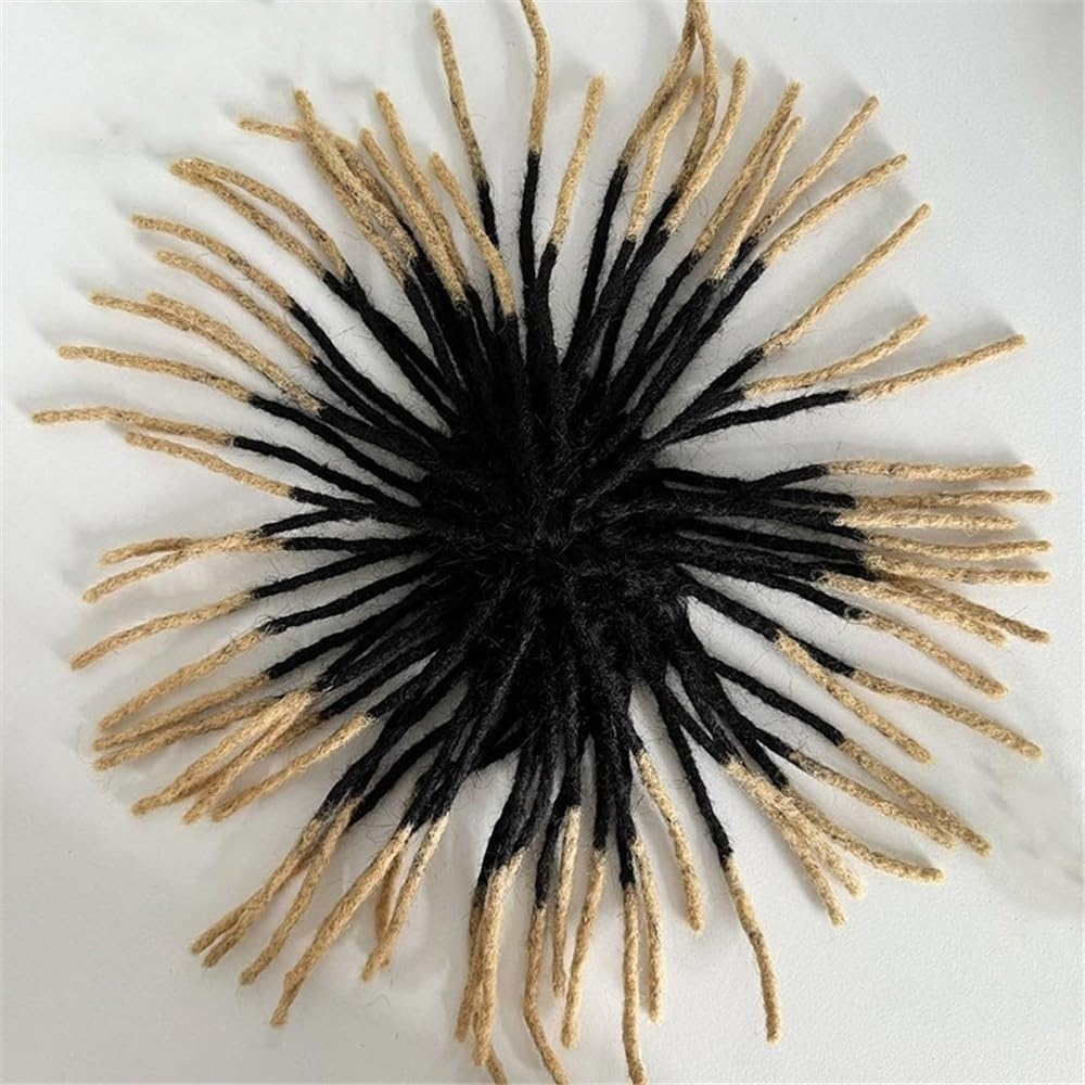 Men's Toupee Sistema di capelli umani con trecce afro da 9 pollici, unità di dreadlock, toupee for uomini neri, protesi mono base for uomini(7x10)