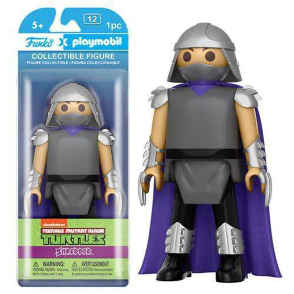 Funko - Figurine Tortues Ninjas TMNT Playmobil - Shredder 15cm - 0849803084684