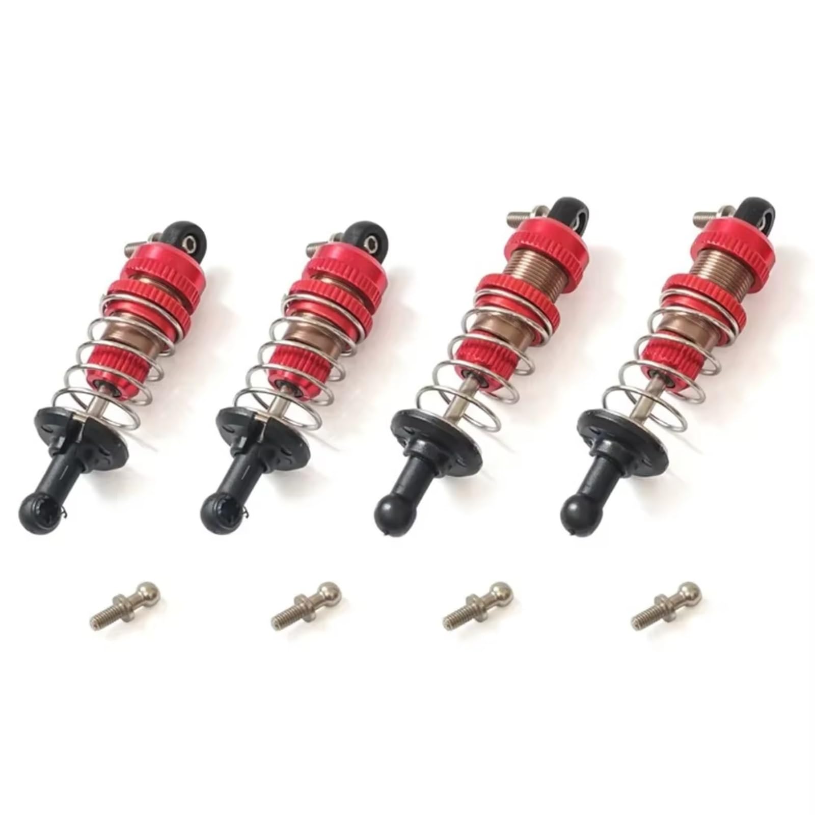 D'Amortisseur Rc Compatible avec SG1603 pour UDIRC UD1601 UD1603 UD1604 UD1607 1/16 RC Voiture Mise À Niveau Pièces Accessoires 4 Pièces Amortisseur en Métal