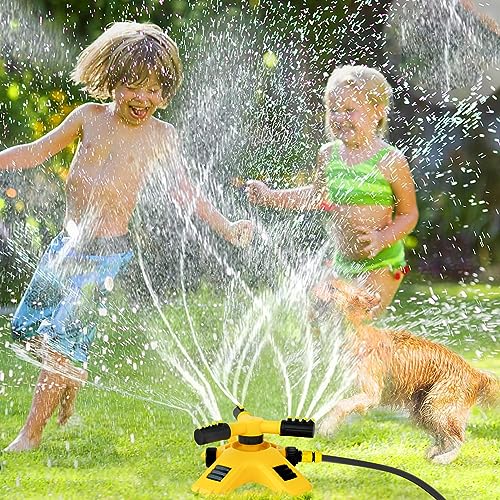 Wasserspielzeug Kinder Outdoor Sprinkler - Wasserblume Twister Splash Wasserfontäne Rasensprenger für Junge und Mädchen 3-8 Jahre