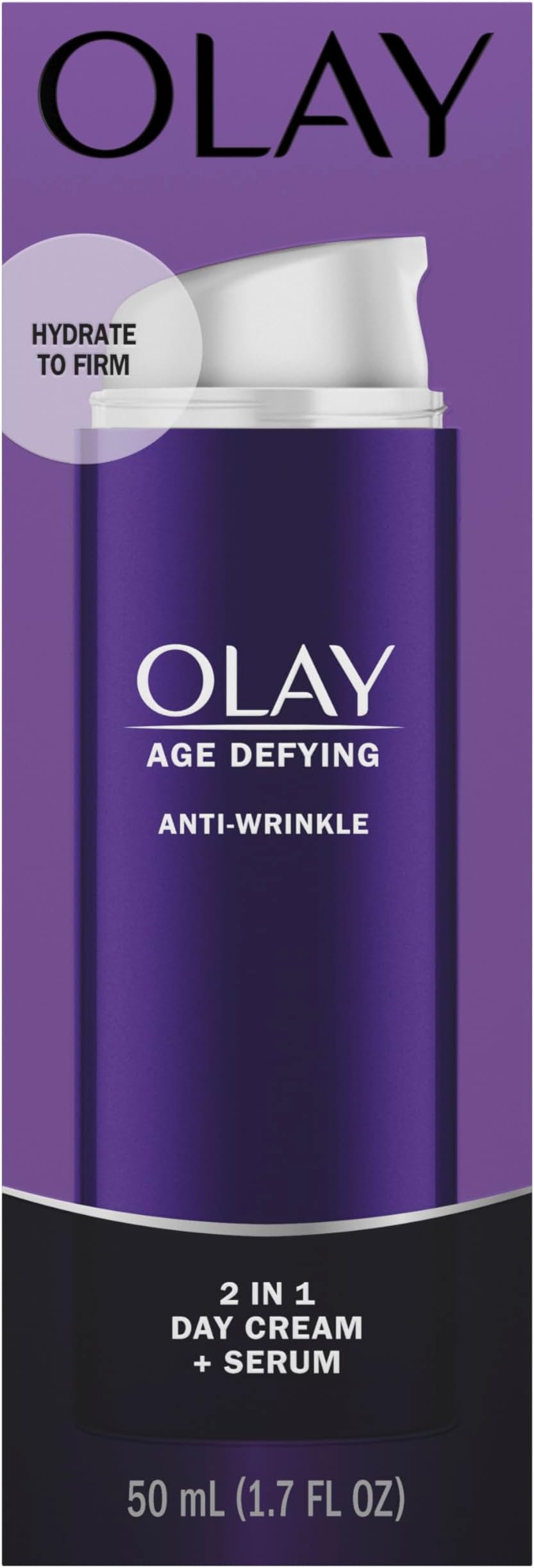 Olay Age Defying 2-In-1 Anti-Wrinkle Day Cream + Serum 1.7 Fl Oz