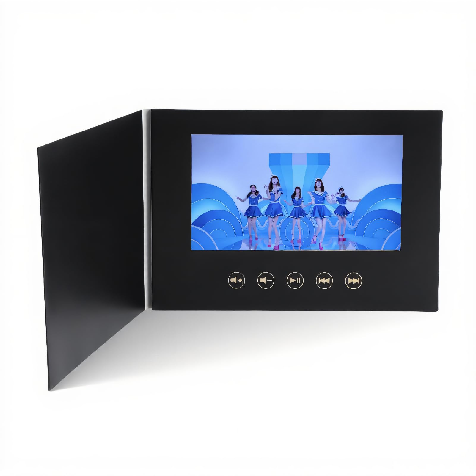 LICAEVEY Digital Video Brochure with Type C Charging and Auto Play Feature, Portable 7In Display for Custom Business Promotions and Event Gifts