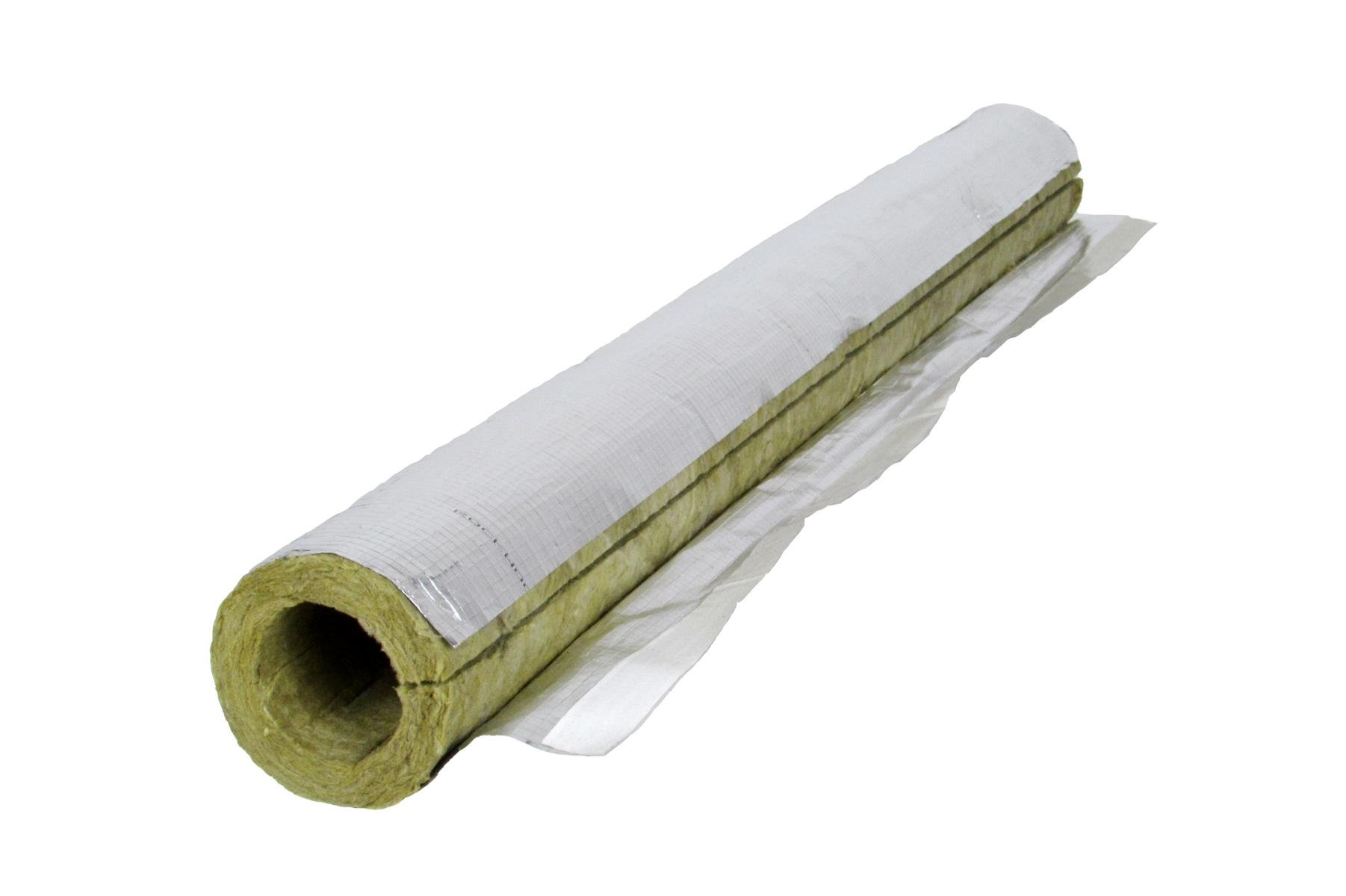 Rohrisolierung Rockwool 800 WLG035 für 22mm Rohr, 20mm Dämmung, Länge 1m, VPE36m
