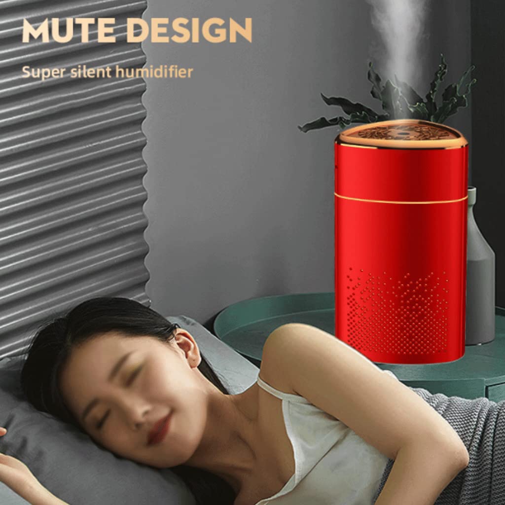 Ulepszony Super Sound-off etherische olie-diffuser, luchtbevochtiger met watertekort Stroomuitval, 7 kleuren sfeerverlichting, feestelijk cadeau Zrelaksować się