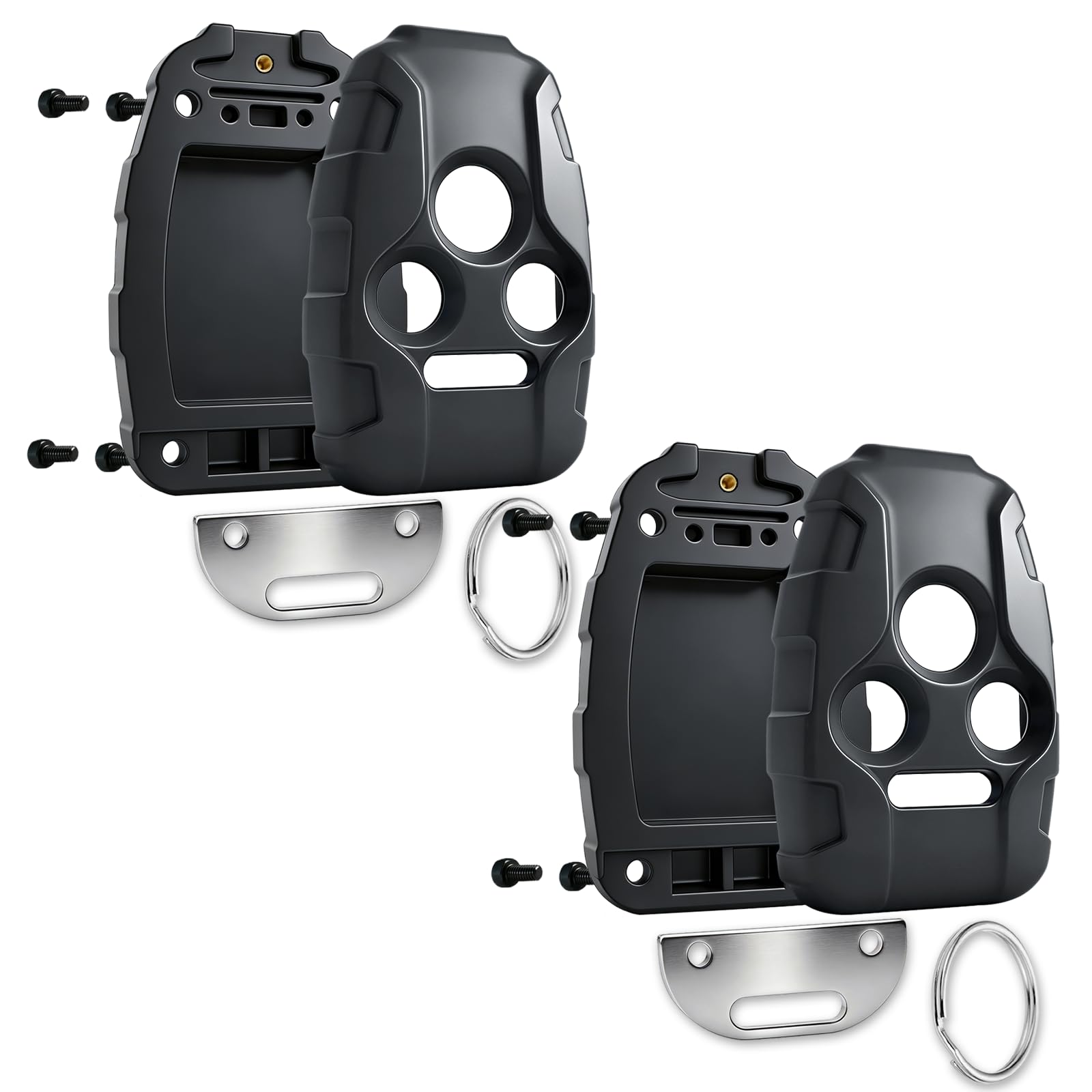 Key Fob Cover Shell Compatible with Honda Accord 2003-2012,Civic EX 2006-2013,Pilot 2009-2015,CR-V 2005-2006 - Premium Durable,Scratch-Resistant,4-