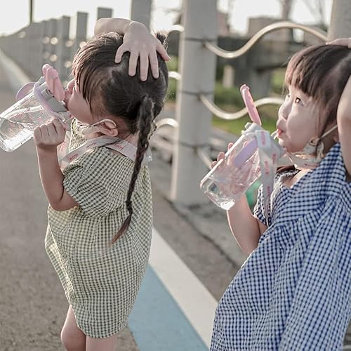 Miniatura 8 de Evorie Tritan - Vaso sorbo de paja con peso de 7 onzas para bebé y biberón de 10 onzas con popote y asas extraíbles para la escuela, de 6 meses a 4