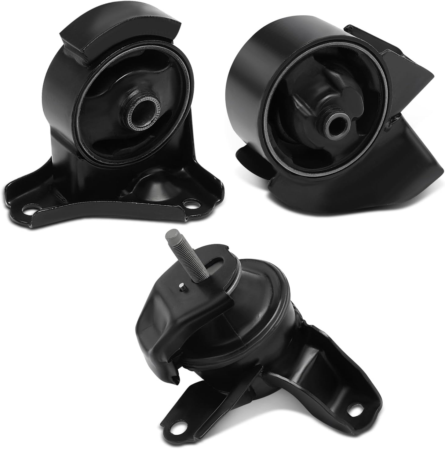 A-Premium 3PCS Front Rear Engine Motor Mount Set Compatible with Hyundai Tucson 2005-2009 & Kia Sportage 2005-2010, L4 2.0L Naturally Aspirated, Replace# 219102E500 219102E501