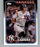 2024 Topps (From Team Set) New York Yankees #NYY-17 Oswaldo Cabrera New York Yankees MLB Baseball Trading Card