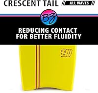 Vista 3 de BZ BodyBoards - T-10 Progressive Series Bodyboard - HDPE Slick - Crescent Tail - Núcleo PHUZION - Cubierta de 8 libras
