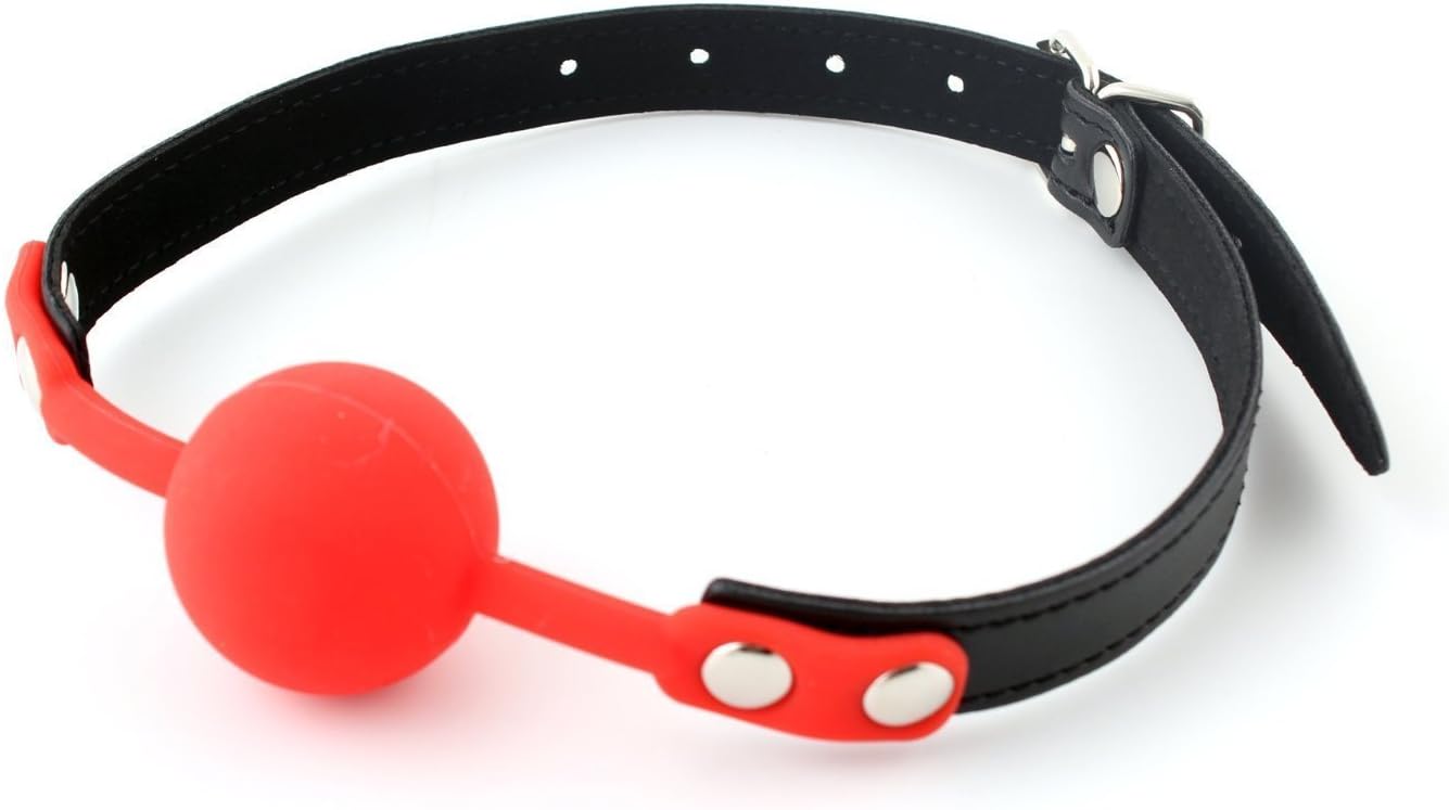 Ball Gag Silicone Red by HappyNHealthy