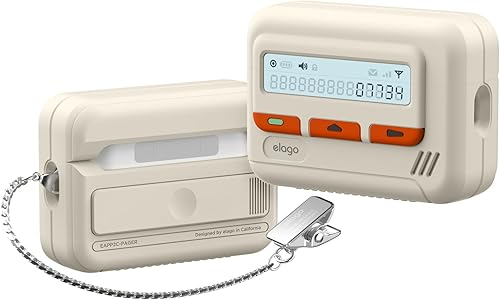 Miniatura 7 de elago Pager - Funda compatible con AirPods Pro de 2 generación, compatible con AirPods Pro 2, cordón incluido, resistente a los golpes, protección