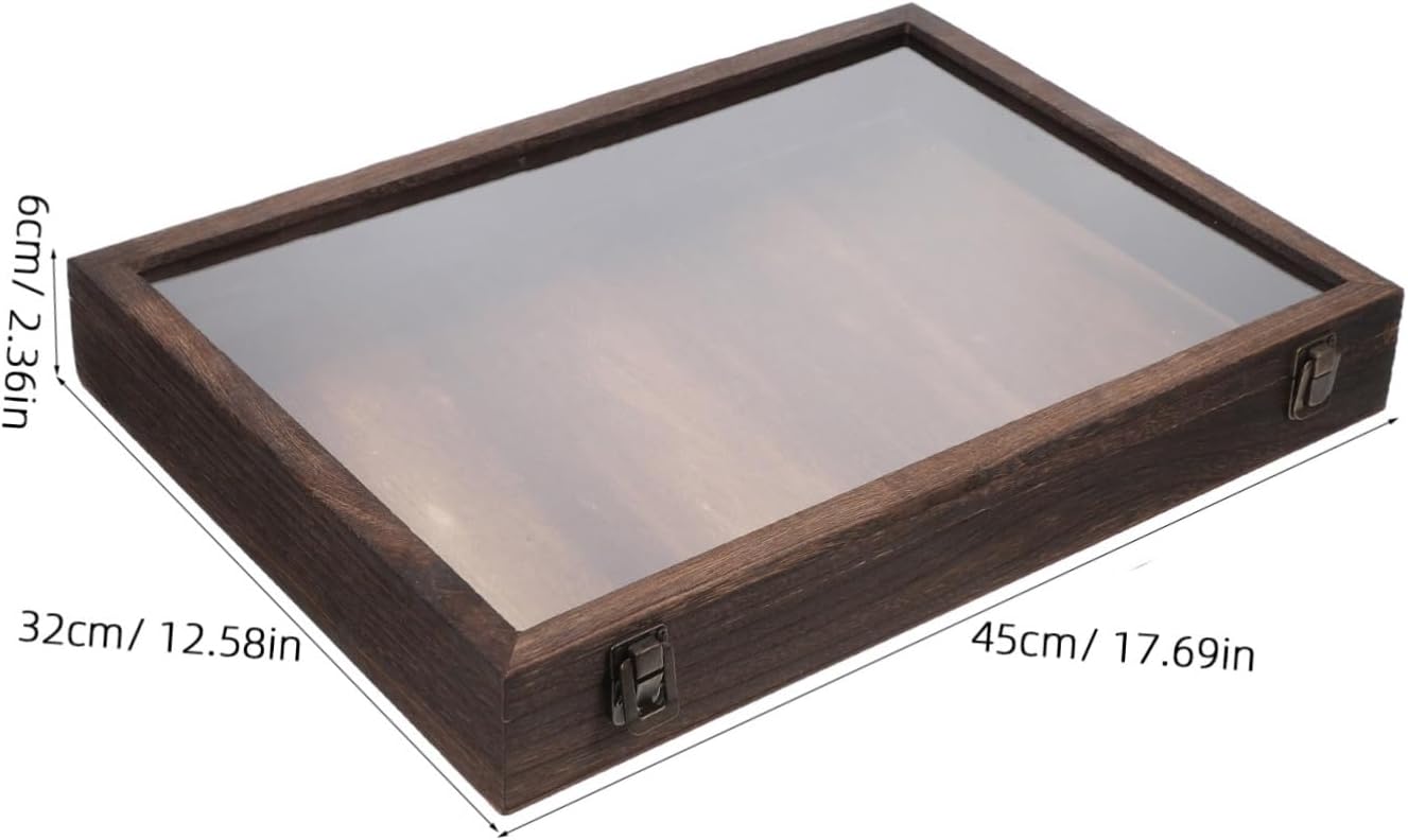 Luxshiny Butterfly Specimen Storage Case Wooden Display Box Specimen Collection Box