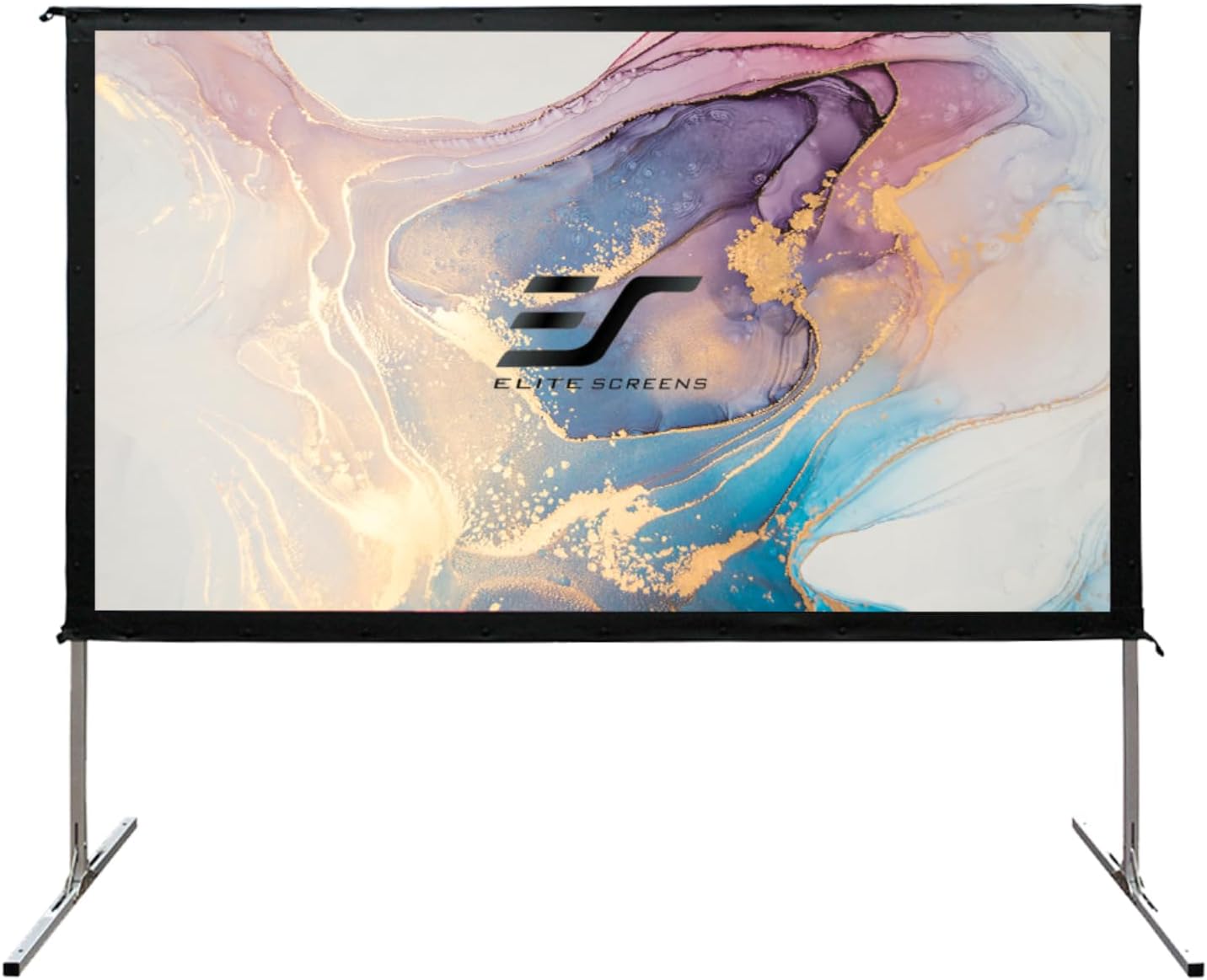 mobile outdoor frame screen Yard Master 2 front/rear projection 222 x 125 cm, 16:9 format 100 inches, OMS100H2-DUAL