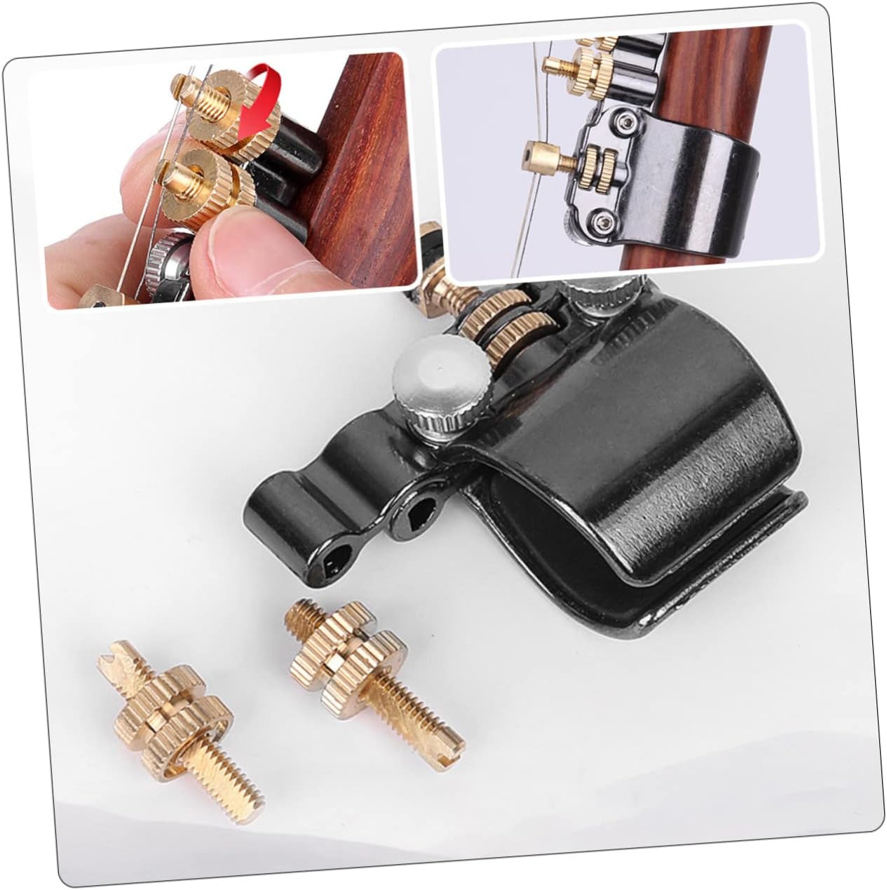 Mikinona Convenient Multipurpose Erhu String Adjusters Fine Tuners for Erhu Instruments Erhu Accessories