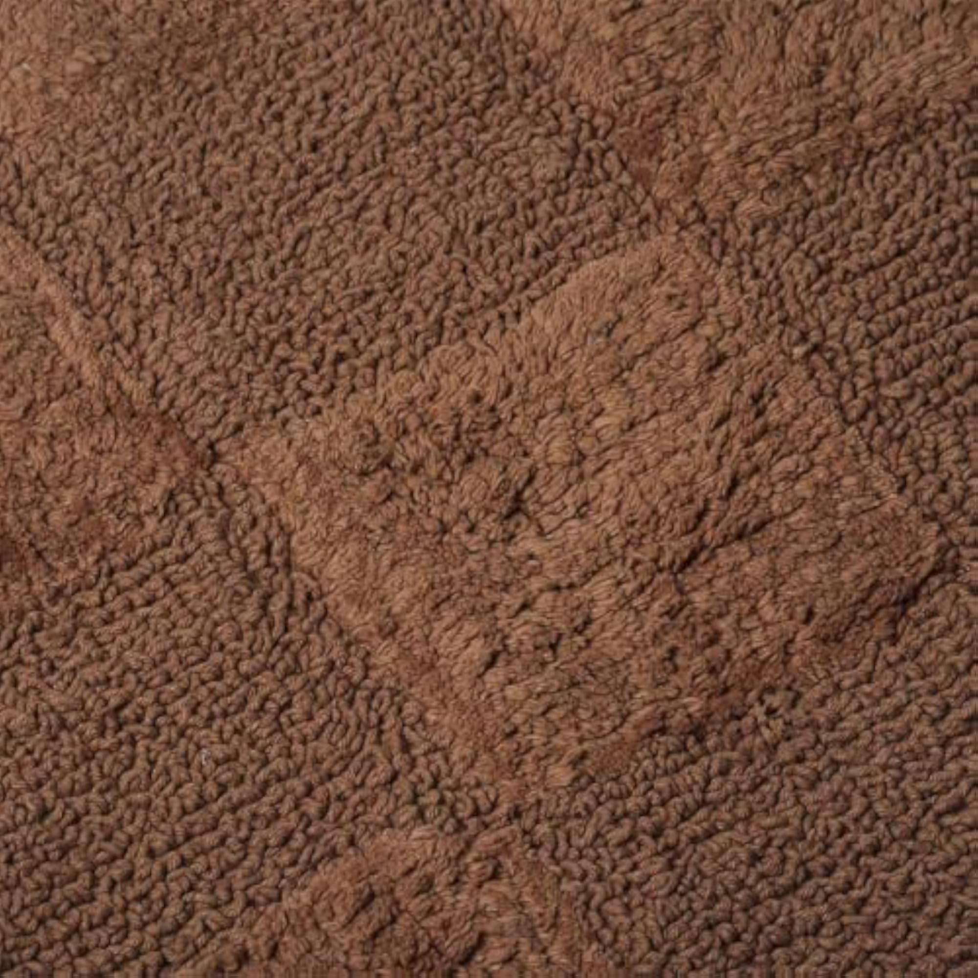Luxury Rectangular Checkered Tufted Bathmat Rug