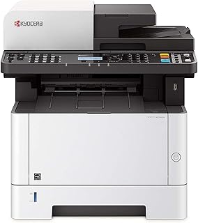 Kyocera ECOSYS M2040dn Monochrome Multifunctional Laser Printer (Print/Copy/Scan), 42ppm, Up to Fine 1200 dpi, Duplex, Mobile Print, 5 Line LCD Screen w/Hard Key Panel, Gigabit Ethernet, USB, 512 MB