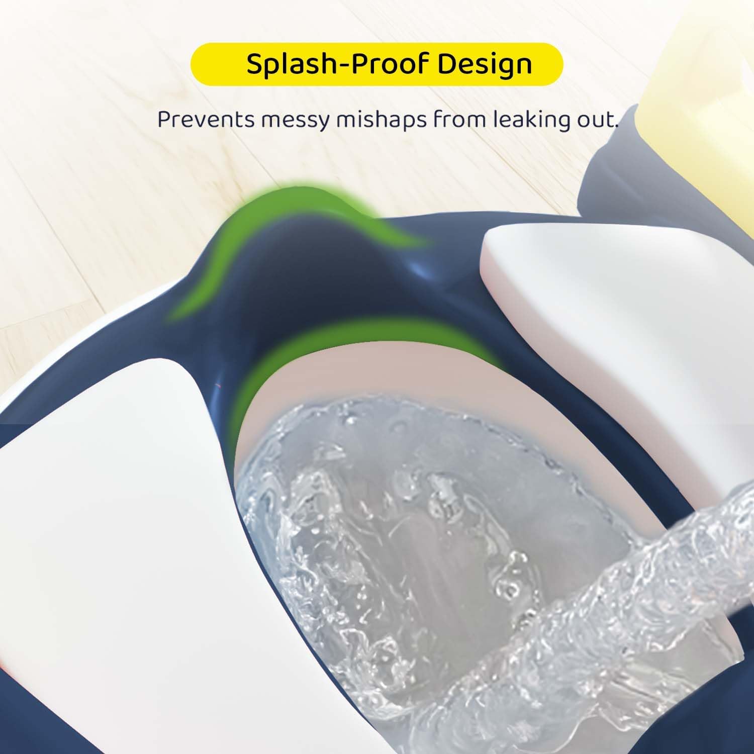 StarAndDaisy Potty Training Seat β Potty Seat for Kids 1-5 Years/Ladder Baby Potty Seat with Comfortable Soft Cushion, Anti-Skid Legs, Handles & Splash Guard 3