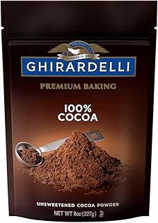 Ghirardelli Cocoa, Unsweetened, 8 oz