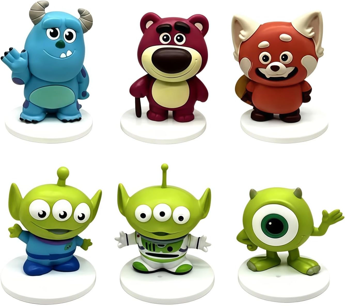 for Toy Theme Story 6PCS Cartoon Figure Set - Cute Action Figures, Cake Toppers, Birthday Party Favors, Home Decor Gifts