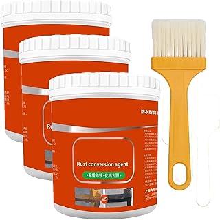 Rust Renovator,to Remove Rust Multi Purpose Rust Remover with Brush Long Lasting Protection,Rust Renovator Paint, (Color : Gray)