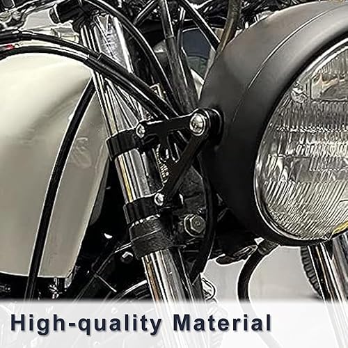 Miniatura 2 de Xitomer 1 par para tubos de horquilla delantera de 1.969 in, soportes de faros delanteros de montaje CNC, soporte para lámpara de cabeza para faros