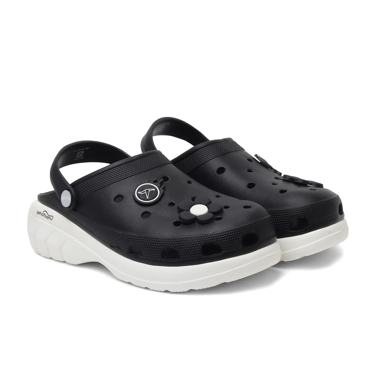 Jumbo Clog 003 Women’s Clogs | Trendy Dual-Tone Design | Lightweight EVA Comfort | Easy Slip-On Utility-image-43
