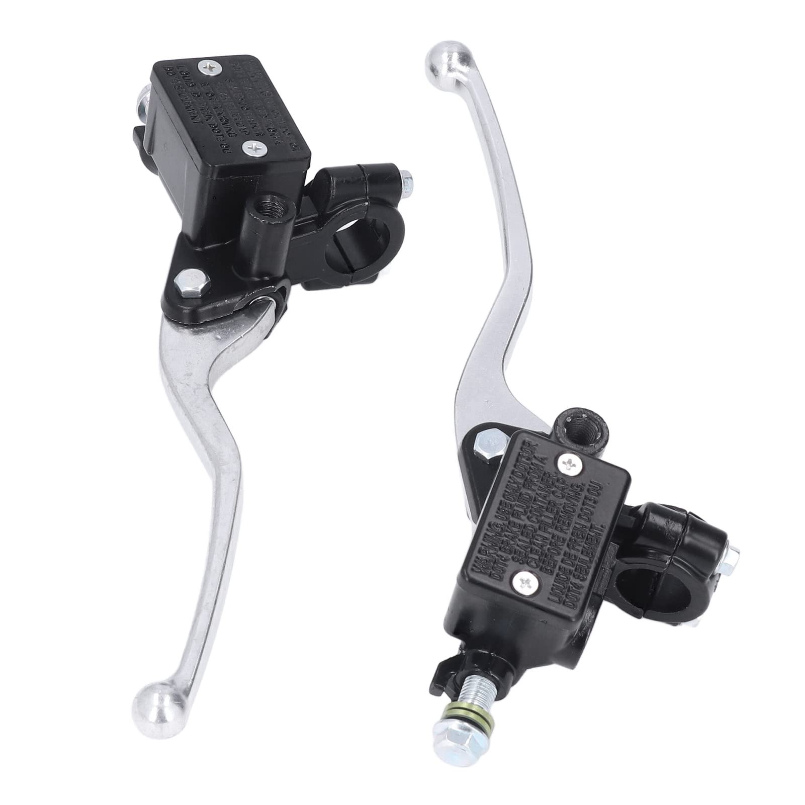 Fydun Leviers de Pompe d'embrayage de Frein 2 Pièces Gauche Droite 7/8 Pouces Universel Frein Hydraulique de Guidon de Moto Remplacement pour Majesty Cruiser Scooter T2 T3 T5 T8