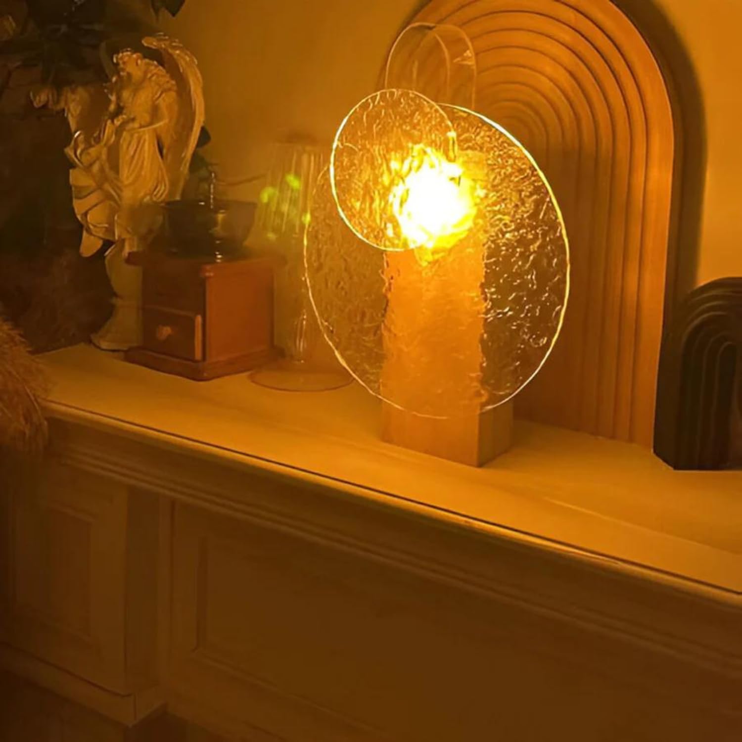 See full amazon price history chart for NYRWANA Water Wave Projection Lamp, Rotating Water Pattern Lights with Touch Switch, Night Light for Bedroom, Diwali Decoration Items for Home Decor, Colour Changing Night Light (Round) NYRWANA Water Wave Projection Lamp, Rotating Water Pattern Lights with Touch Switch, Night Light for Bedroom, Diwali Decoration Items for Home Decor, Colour Changing Night Light (Round) (B0D47FMBSB) Amazon Price History, Amazon Price Tracker