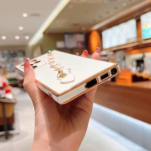 Miniatura 7 de Funda de silicona suave con diseño de corazón para Samsung Galaxy S22 S21 S20 Ultra Plus FE A53 A52 A13 A12 5G, cubierta trasera con agujero de