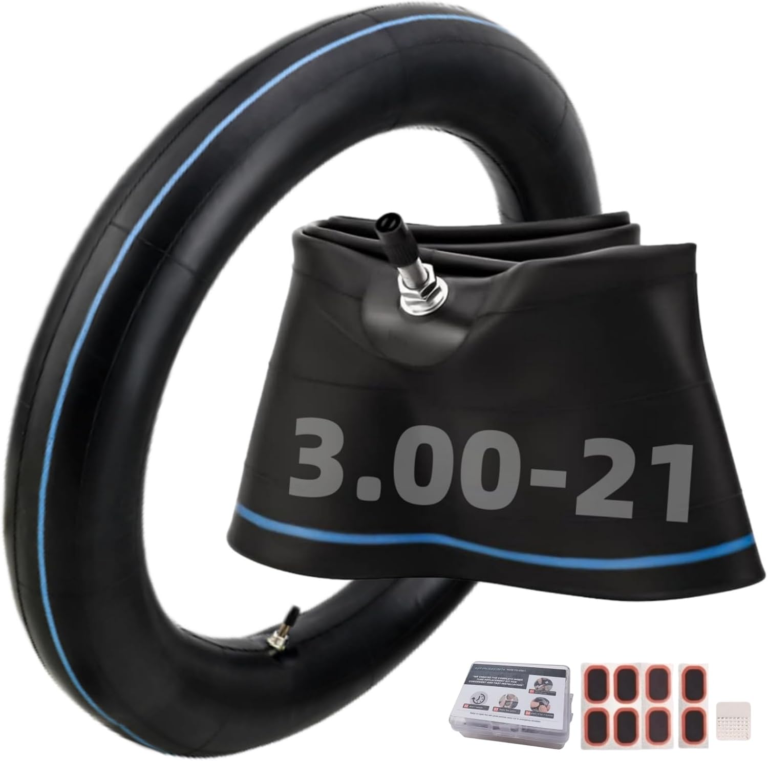 2.75/3.00-21" Motorcycle Inner Tube for 80/100-21,90/90-21,90/100-21 Dirt Pit Bike Klr 650/450 Mh90-21