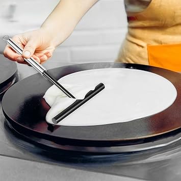Crepe Spreader and Pancake Spatula Set Made of 304 Stainless Steel Kitchen Cooking Utensils Tools for Restaurant Canteen