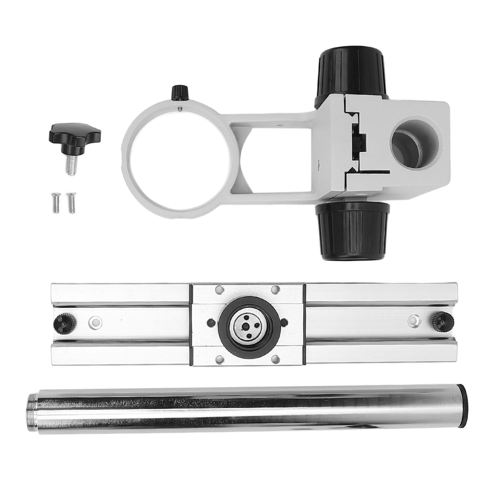 Universeller Verstellbarer Professioneller Basisständer aus Aluminiumlegierung, 360° Verstellbare Desktop-Stützhalterung für Digitales Mikroskop, Endoskop, Lupe, Lupe, Kamera mit