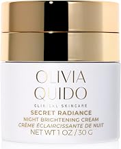 OLIVIA QUIDO Skincare Secret Radiance 30g, Night Brightening Cream with Botanicals and Peptides, Anti-Aging Face Cream, Anti-Wrinkle, and Age Spot Remover, Facial Skin Care Product for Women