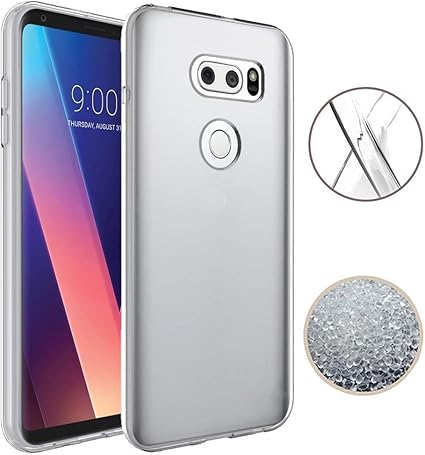 Amazon Co Jp Lg V30 L 01k Jojo L 02k Isai V30 Lgv35 ケース Topace クリア スリム Tpu カバー 落下 衝撃 吸収 擦り傷防止 Lg V30 L 01k Jojo L 02k Isai V30 Lgv35 用