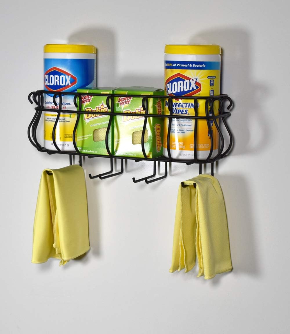Mango Steam Balcony Wall Mounted Wine Rack with Stemware Holder