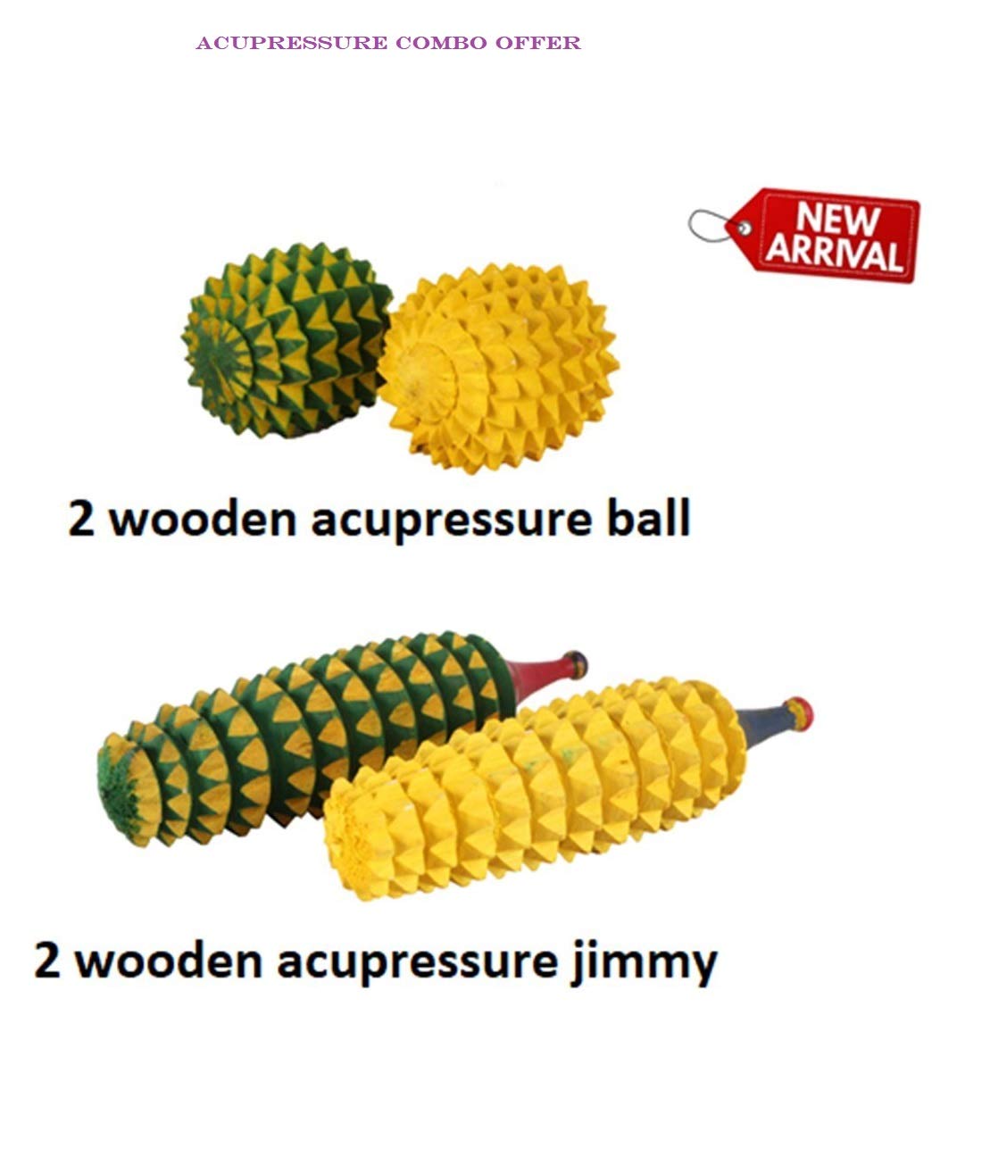 AHCS Acupressure Finger Massage for Perfect Shape 1 Self Wooden Kerala Therapy Tool Hand Legs and shoulder 2 ball combo pack 5 items AHCS Acupressure Finger Massage for Perfect Shape 1 Self Wooden Kerala Therapy Tool Hand Legs and shoulder 2 ball combo pack 5 items