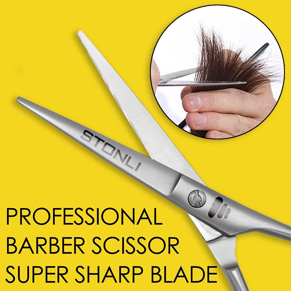 Professional Hairdressing Scissors for Hair Cutting, Stainless Steel 6 inch Hair Scissors with Sharp Edge Barber Scissors - Image 5