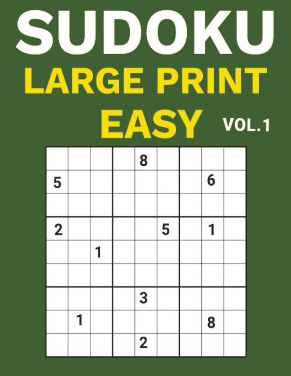Sudoku for Seniors – Easy Large Print: Relaxing and Easy 9×9 Sudoku Puzzles with One Puzzle Per Page