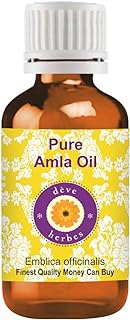 Deve Herbes Pure Amla Oil (Emblica officinalis) Cold Pressed 50ml (1.69 oz)
