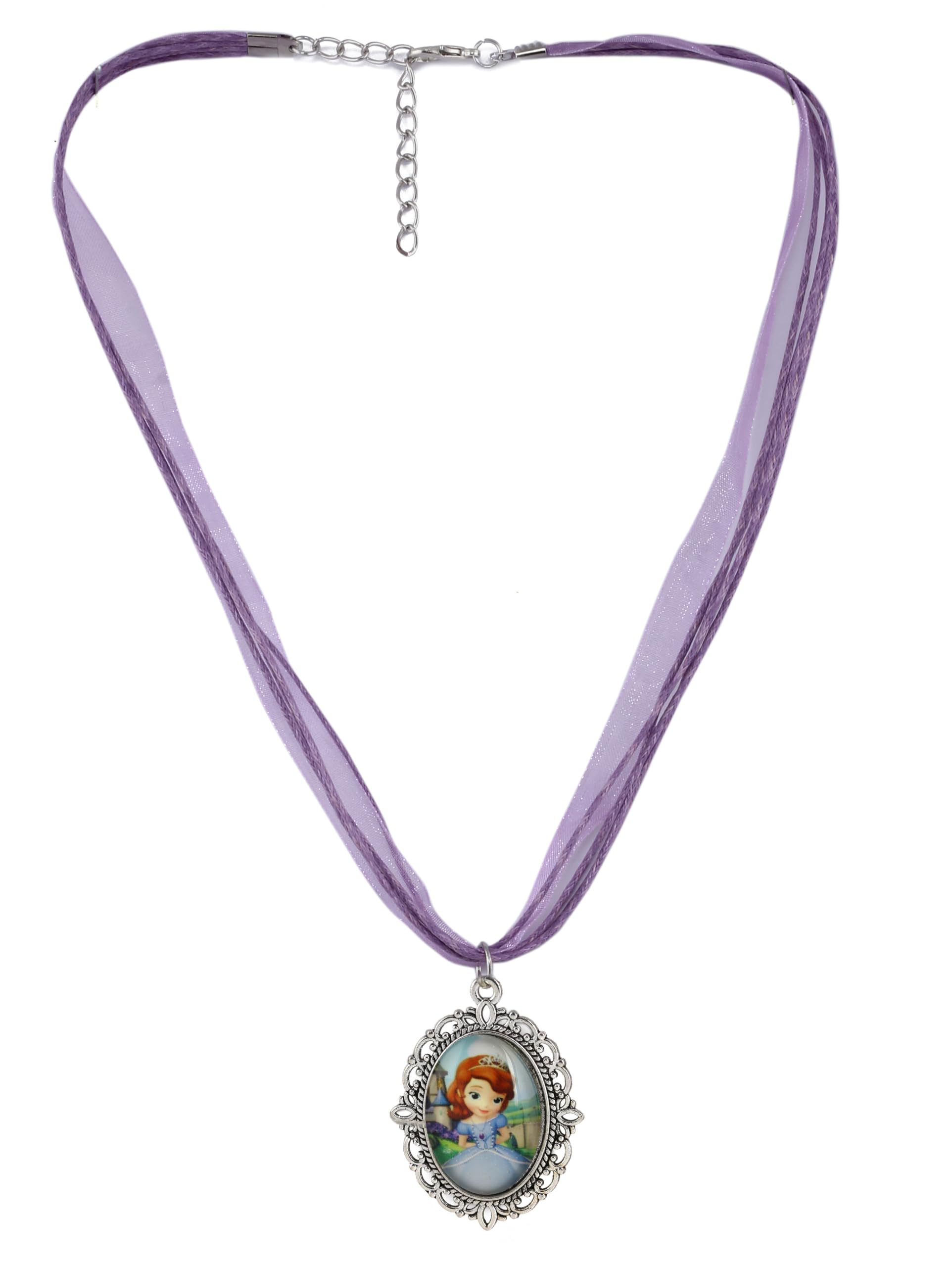 El Regalo 1PC Girls Kids Purple Sofia Princess Pendant Ribbon Necklace- Princess Girls Necklace for Kids- Gift for Kids (B0CHWJSTJB) Amazon Price History, Amazon Price Tracker