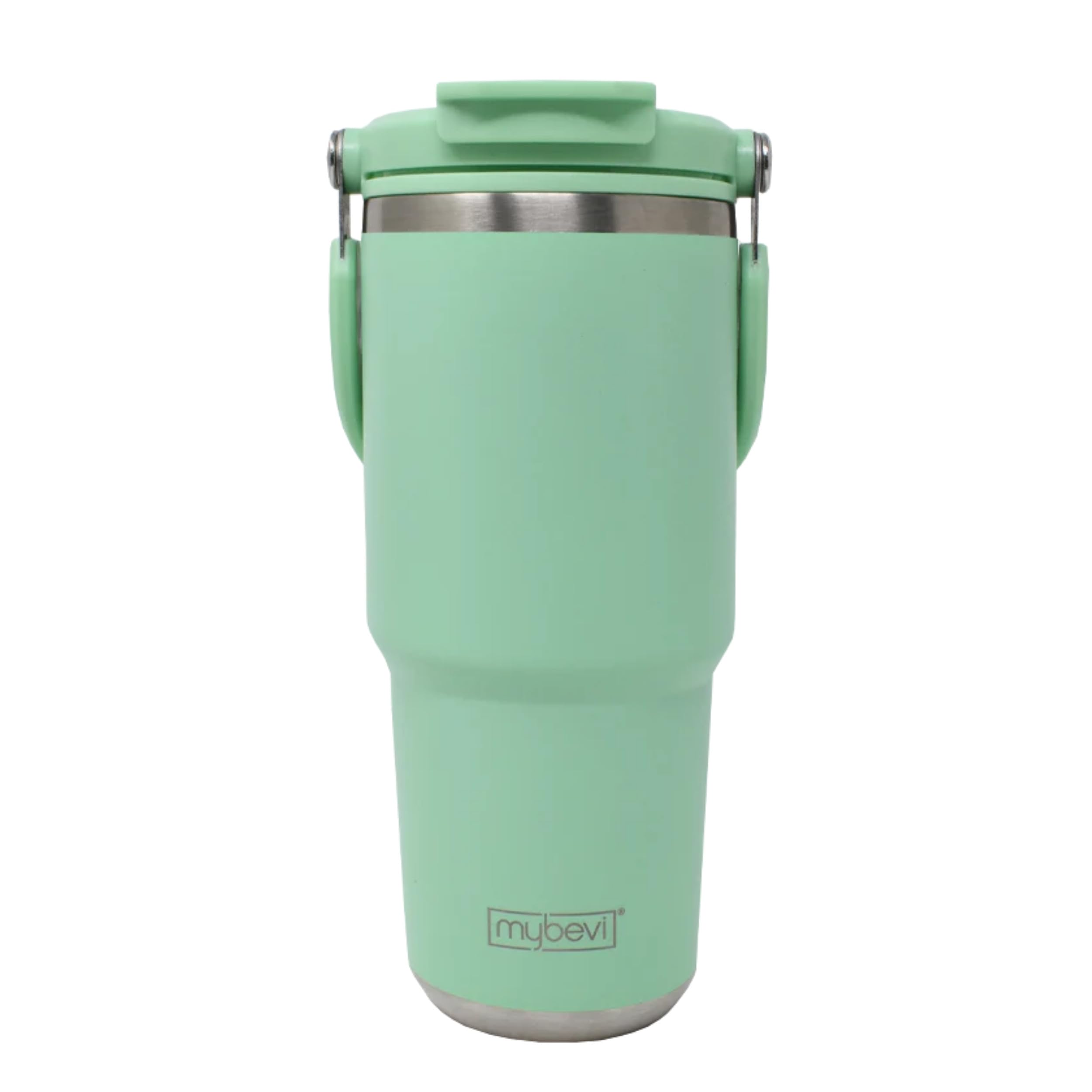 MyBevi Duo Way Tumbler Premium Stainless Steel Travel and Sport Mug Cups - Hot and Cold, 3-Layer Insulation, Sturdy Durable & Stylish On-the-Go Companion - 25 Oz | Green