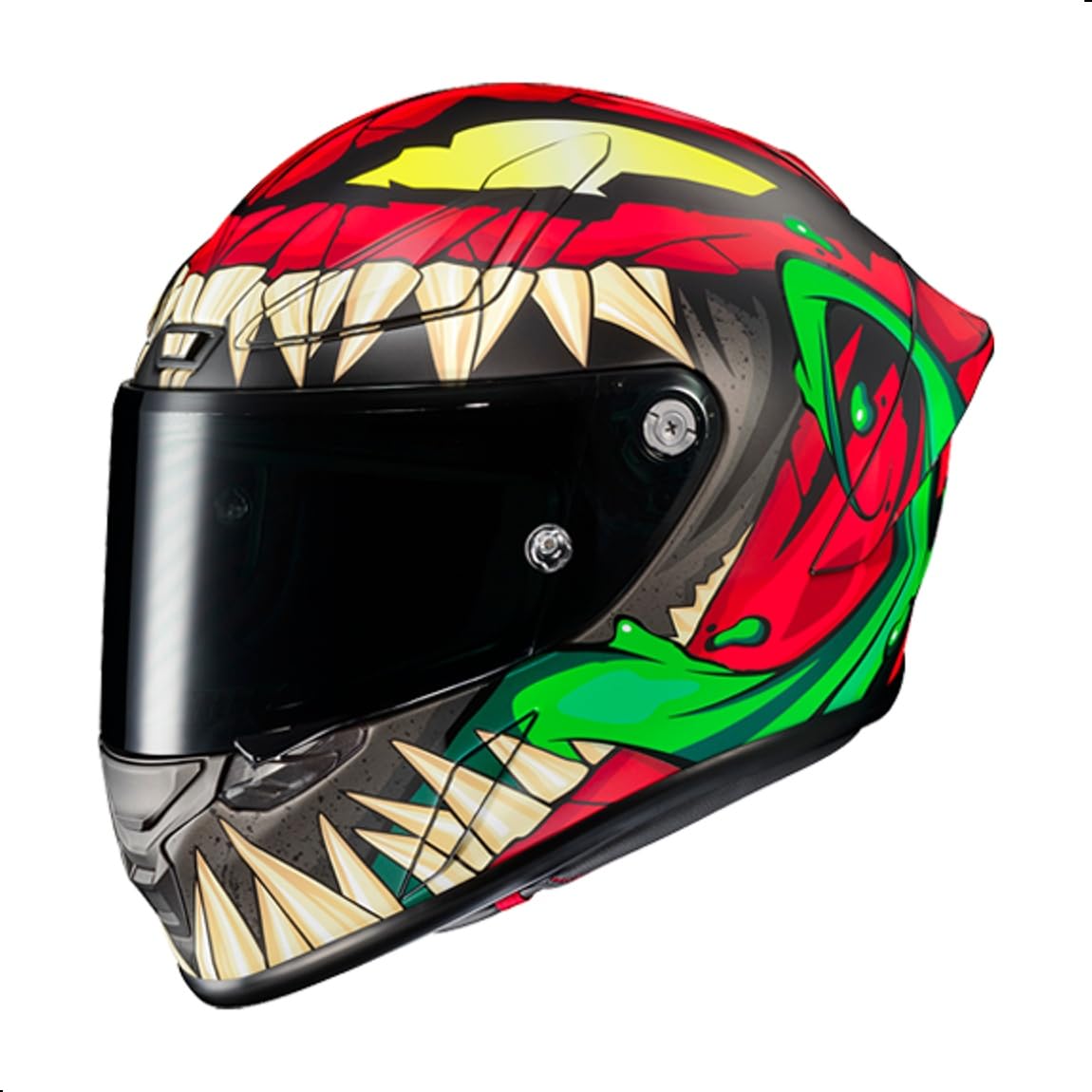 Amazon.com: HJC RPHA 1N Toxin Marvel Motorcycle Helmet with HJ-35