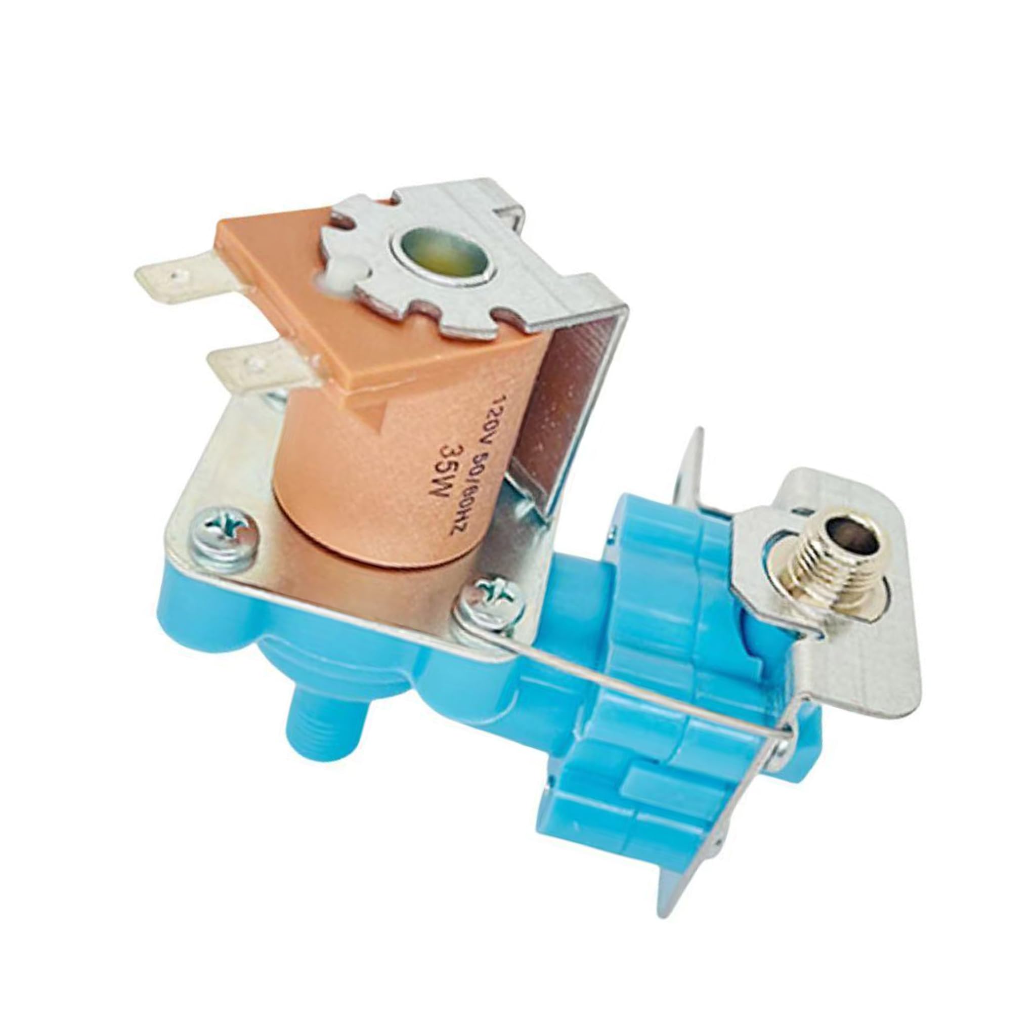 Tsophreniq Refrigerator Ice Maker Inlet 510321051004 Single Coil Water Inlet ABS Build Compatible Ice Gate Parts