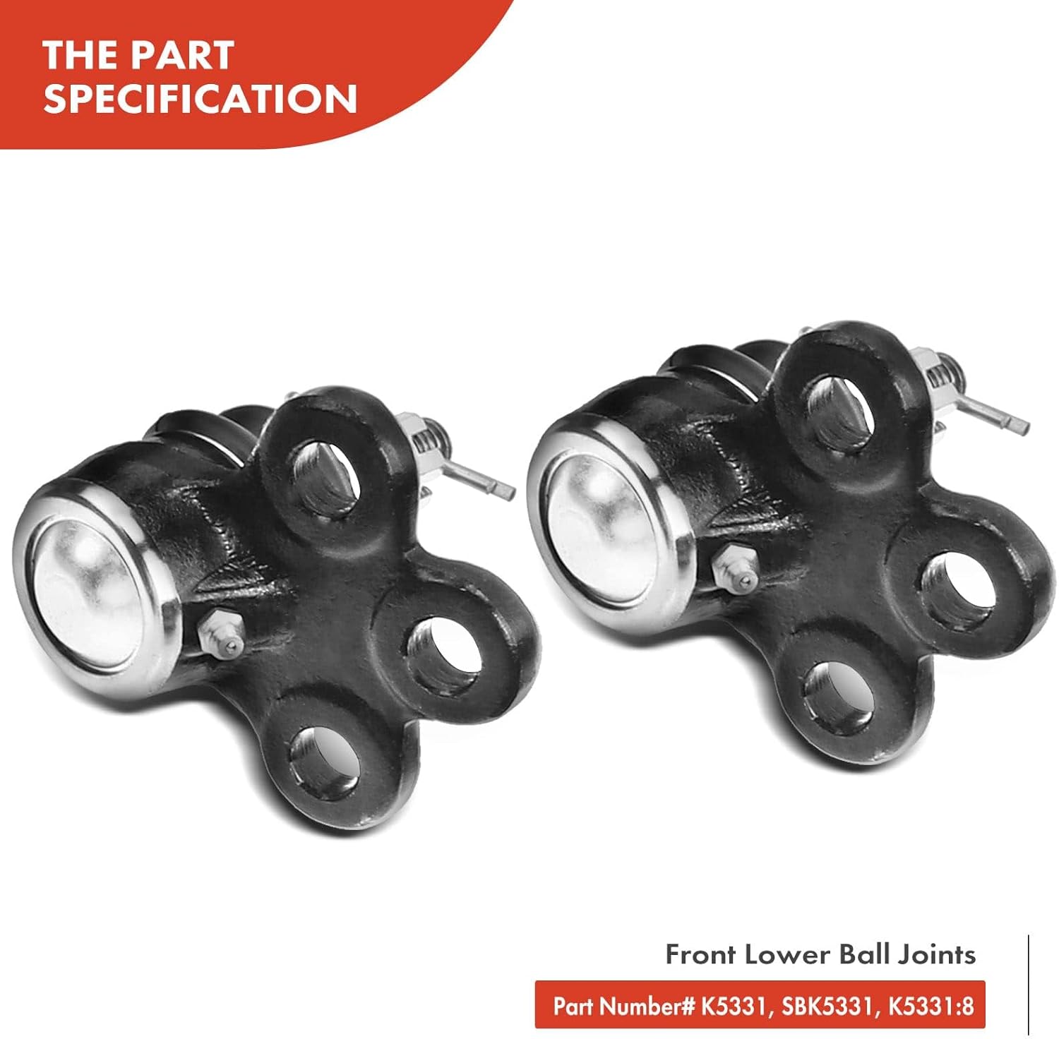 A-Premium Set of 8, Front Sway Bar Link, Lower Ball Joint, Inner Outer Tie Rod End, Compatible with Cadillac DeVille 1997-1999, Seville 1997, Eldorado 1997-2002